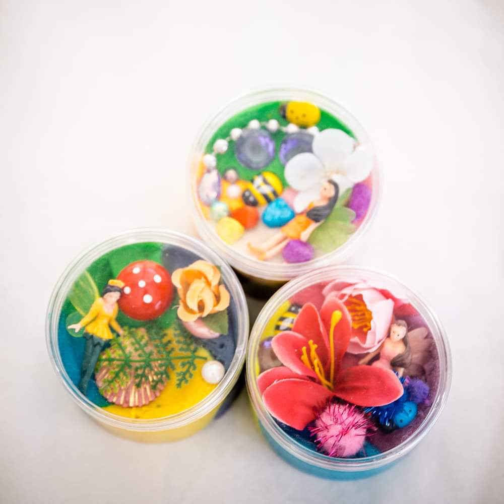 Small World Play Dough Pot